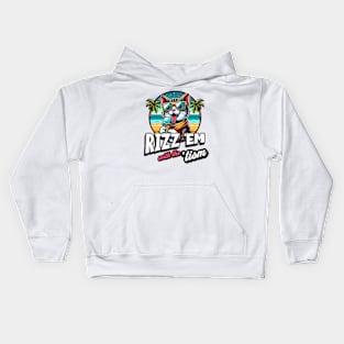 Autistic Cat - Rizz em with the Tism, Autism Awareness Meme Tee Kids Hoodie